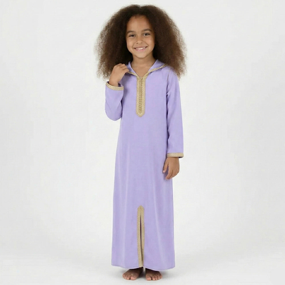 Jellaba pour Fille - Violette