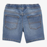 OshKosh Boy's Pull-On Denim Shorts - Blue Wash