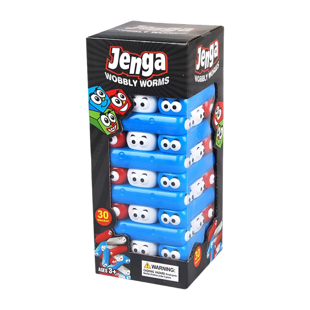 Jenga Wobble Worms Balancing Game 30 Pieces - 3Y+