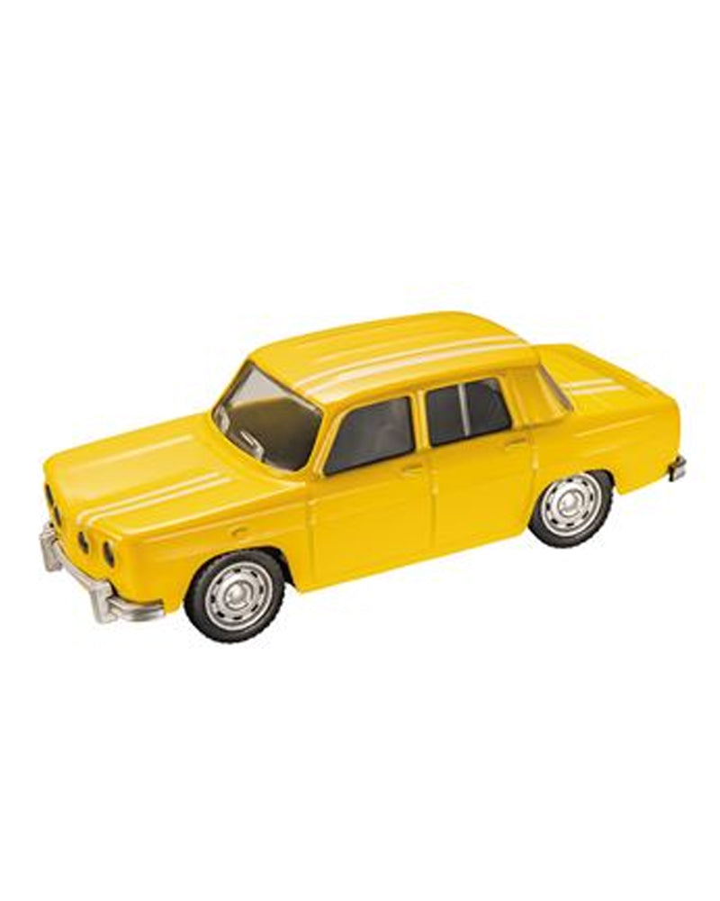 Mondo Motors Renault 8 Gordini Vintage Mini Collector Car - Yellow - 3Y+