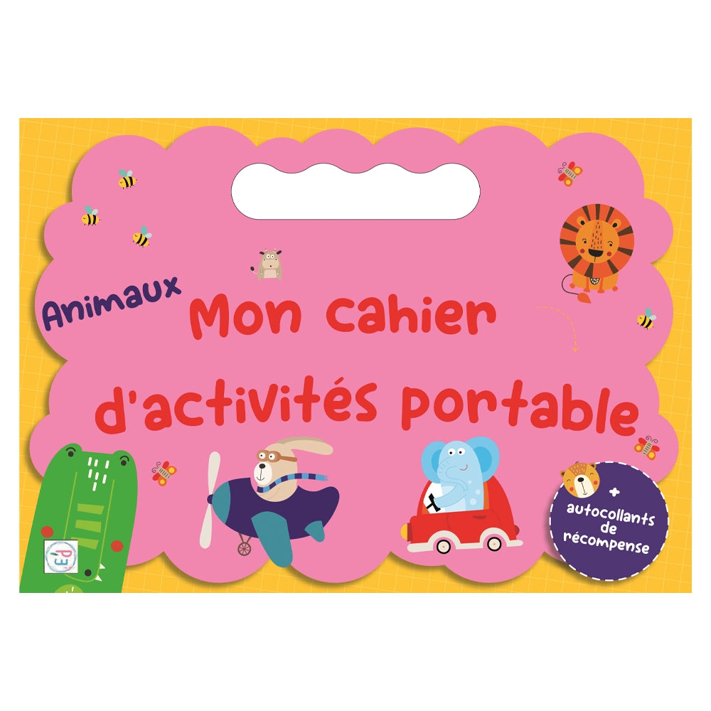 Plume Univers Mon Cahier d'Activités Portable - Animaux