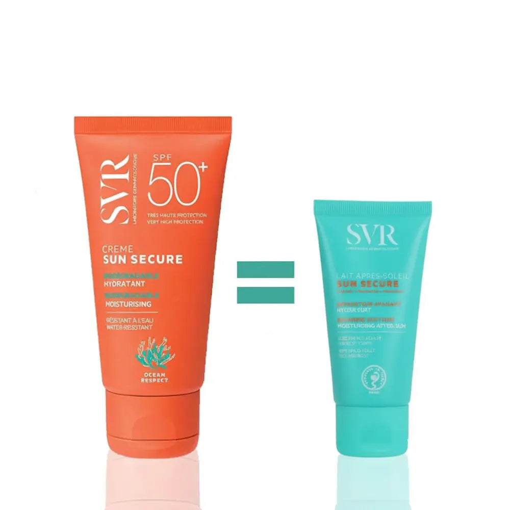 SVR Duo Pack Sun Secure - Crème SPF 50 + Lait Après-Soleil 50 ml