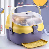 Portable Storage Box for Baby Accessories – Bear Pattern