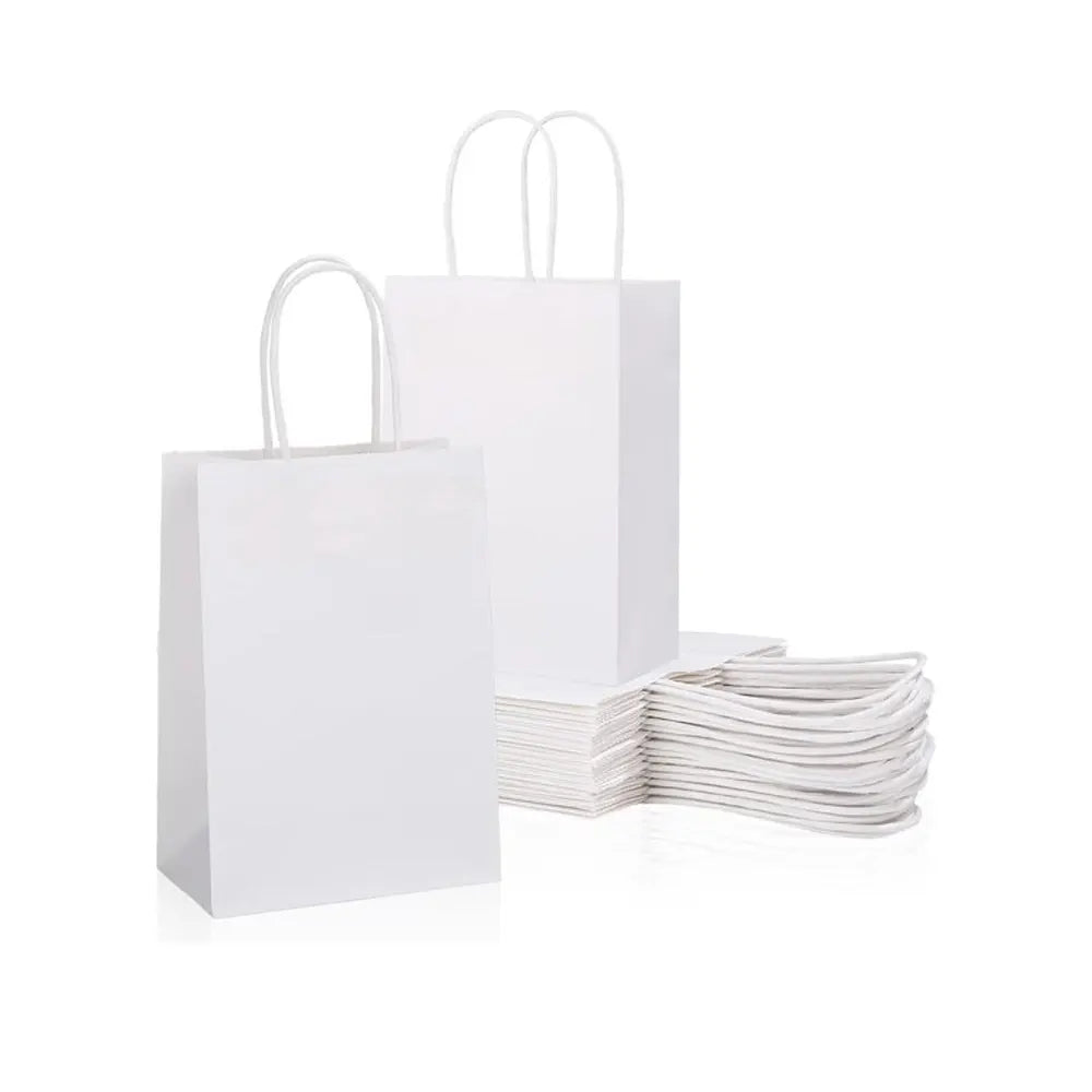 Paquete de 12 bolsas de golosinas navideñas - Blanco