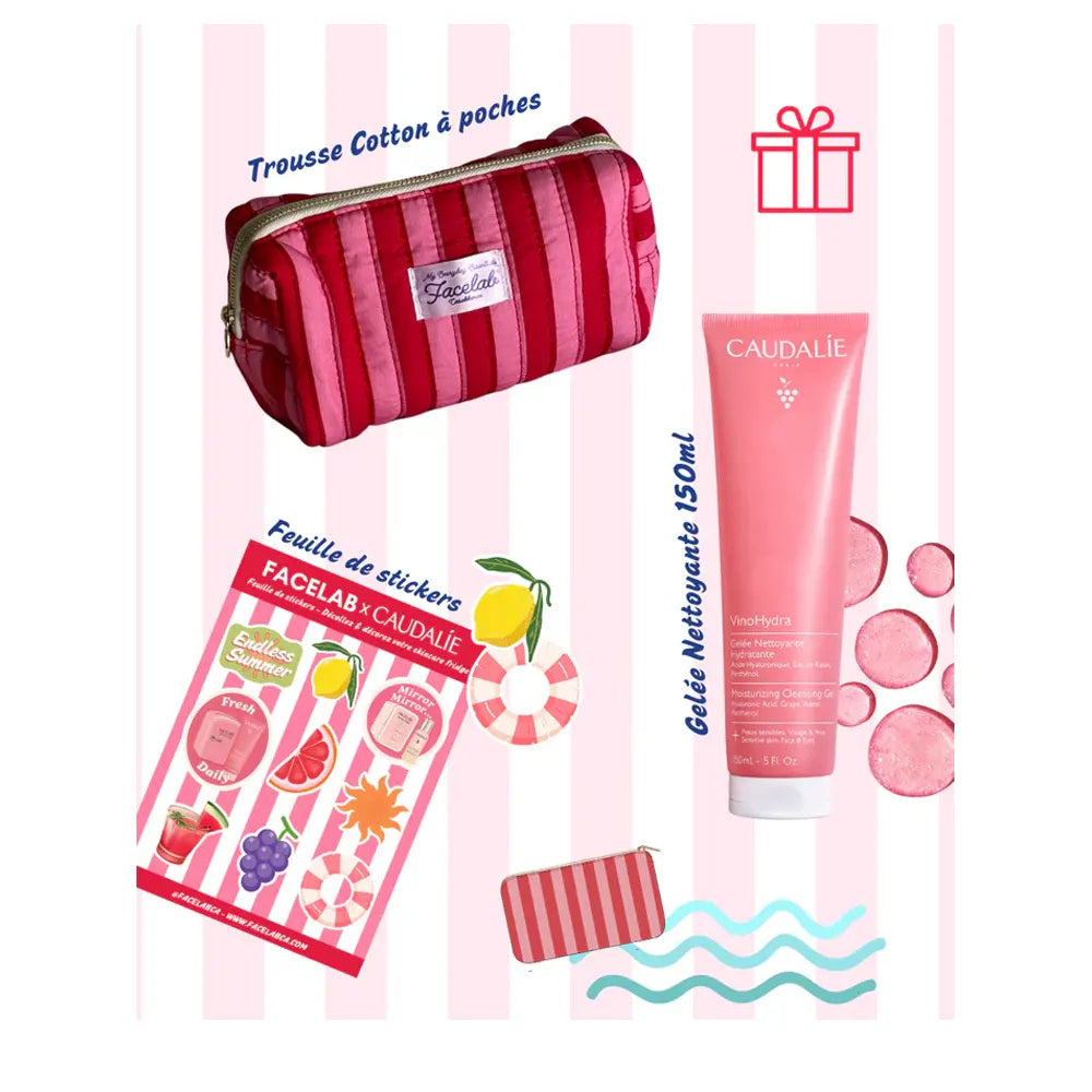 Facelab x Caudalie Skincare Fridge Lilac + Gifts!