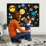Educational Felt Wall Hanging - Space Theme