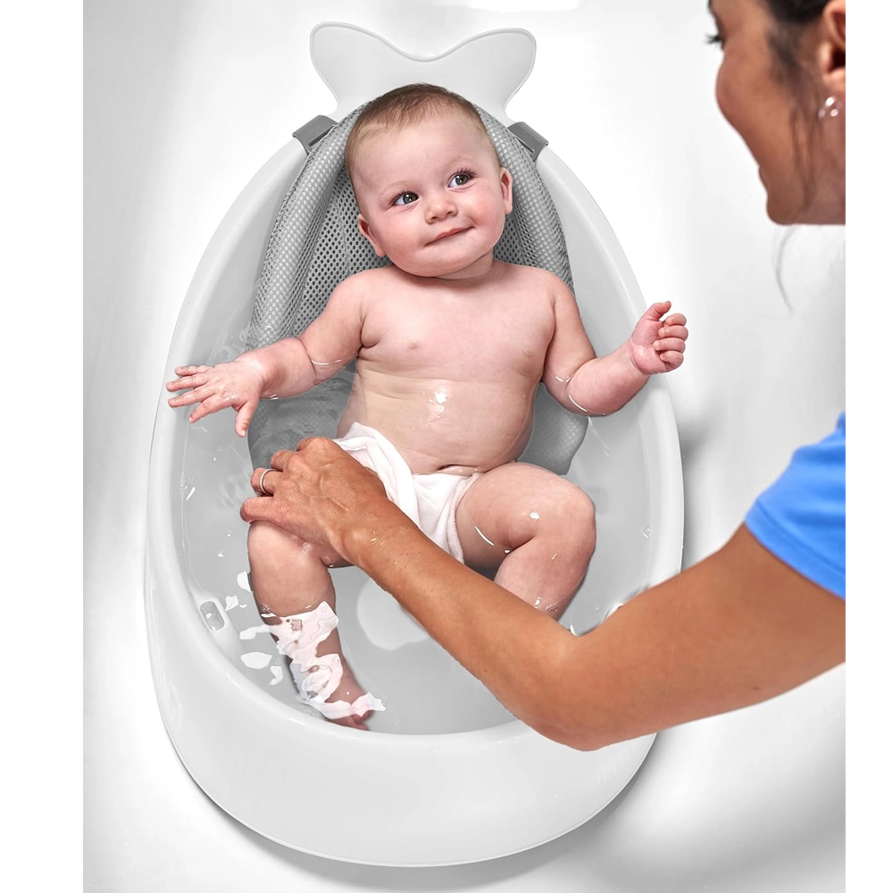 Skip Hop Baignoire Moby Smart Sling 3 Étapes - Blanc