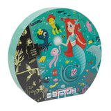 Eurekakids Glow-in-the-Dark Giant Puzzle 100 Pieces 4Y+ - Mermaids