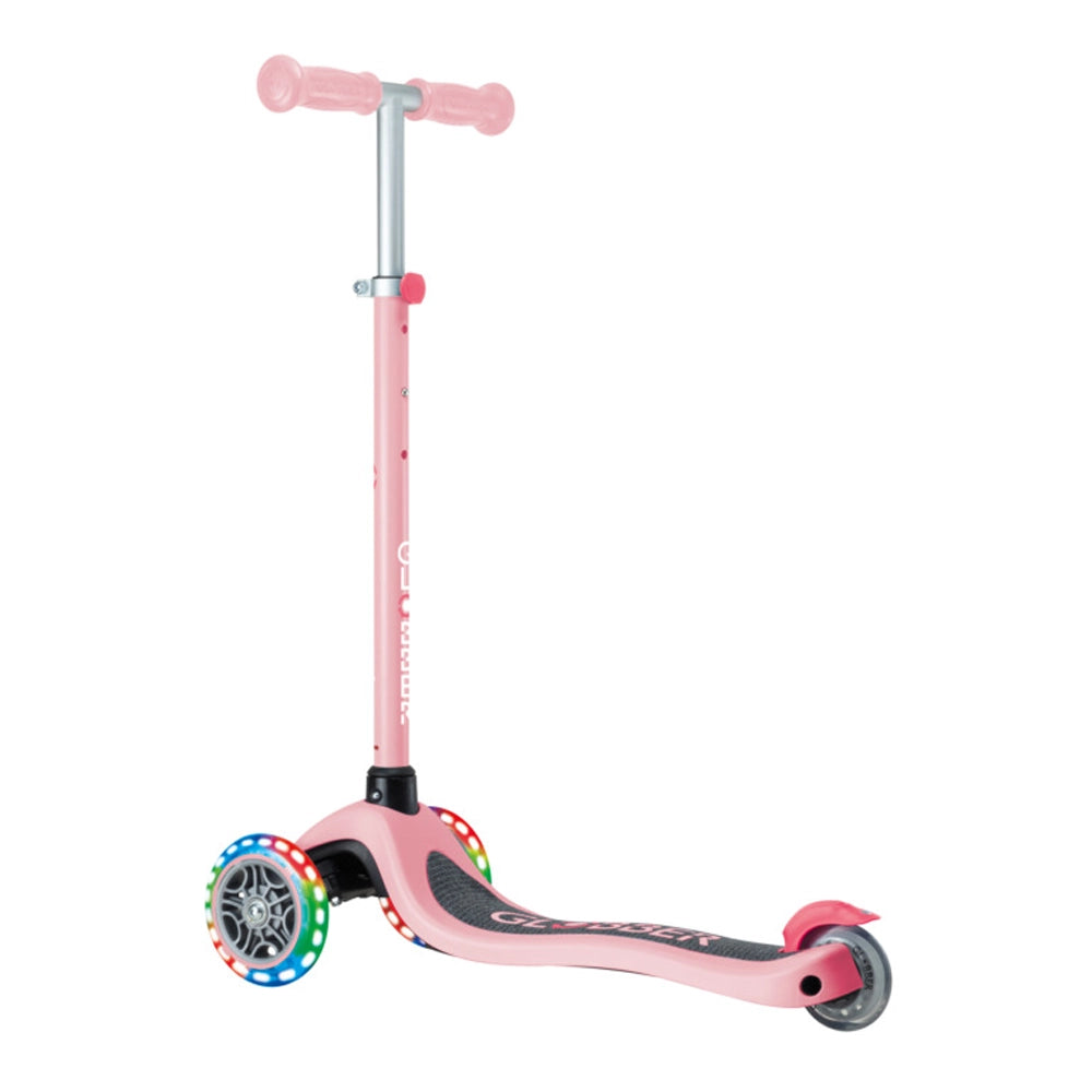 Globber Primo Lights Scooter - Pastel Pink