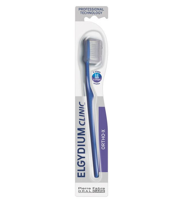 Clínica Elgydium - Cepillo de Dientes Medio Adulto Ortho X