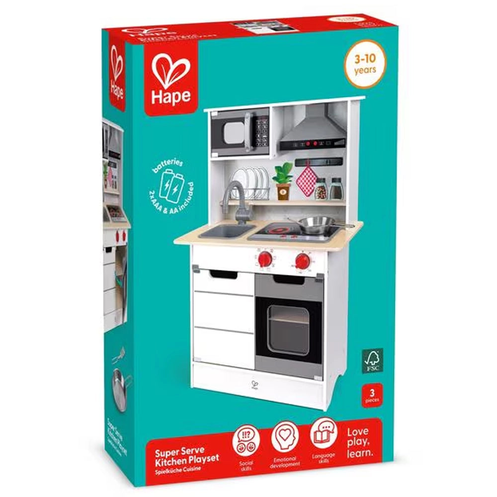 Hape Super Serve Large Wooden Kitchen 3-10Y