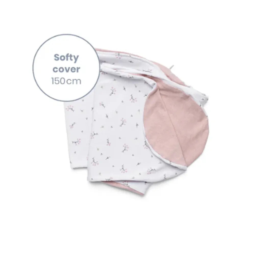 وسادة الرضاعة والحمل Doomoo Softy - Flower Pink