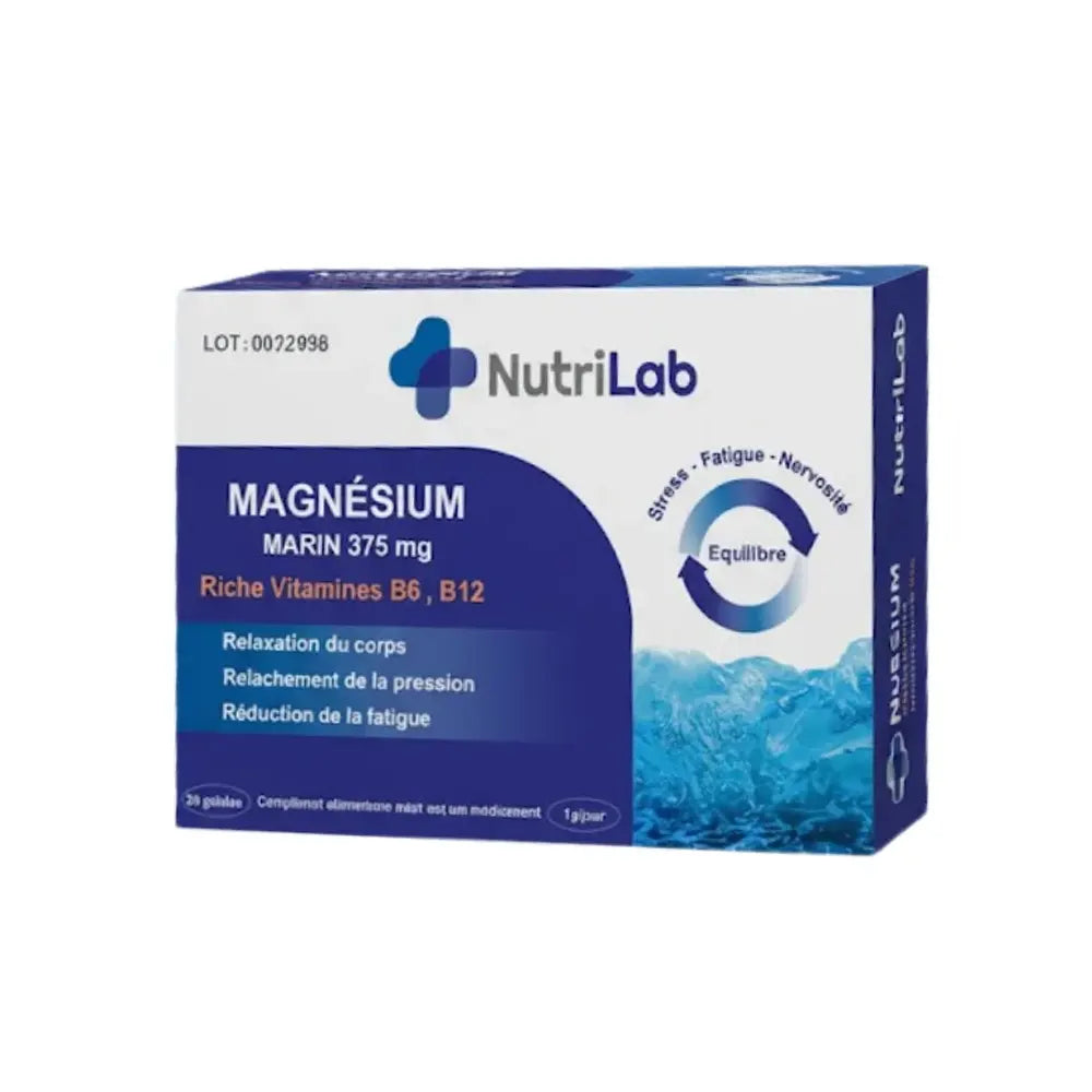 Nutrilab Magnesio Marino 300 mg 30 Cápsulas