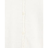 Carter's Girl's Scallop-Trim Cardigan - Ivory