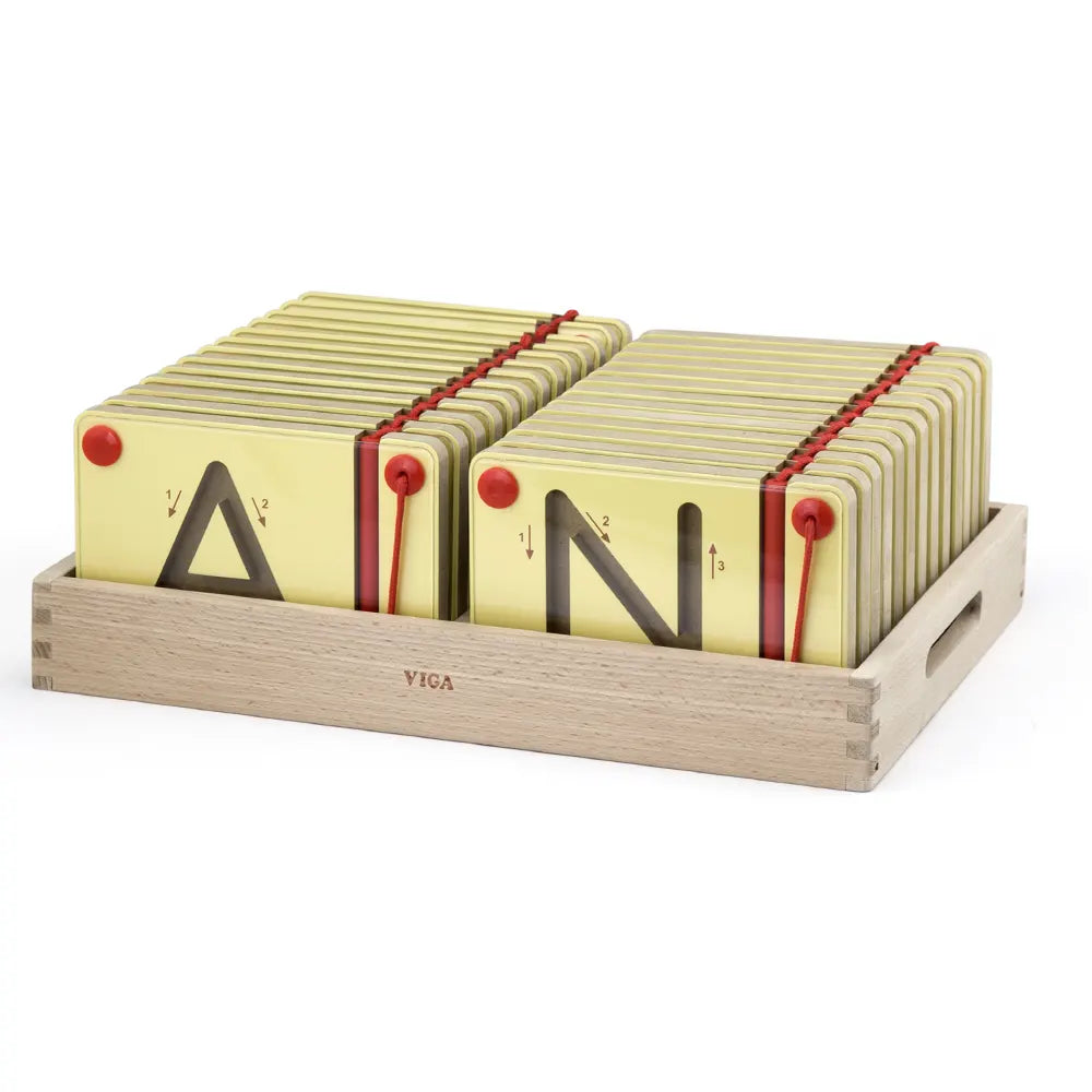 Viga Toys Tablero de Escritura Magnético Letras Mayúsculas – 3A+