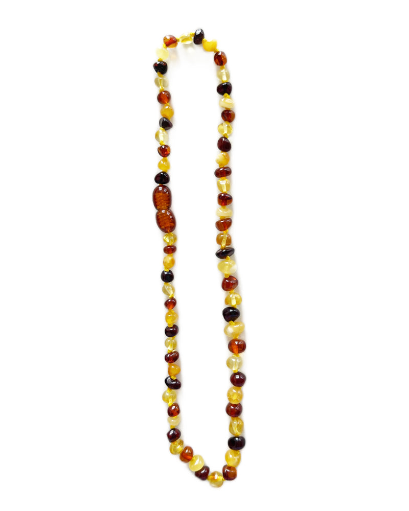 Collier Ambre avec Certificat d'authenticité pour bébé - Multi transparent