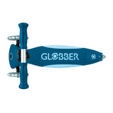 Globber Primo Foldable Plus Lights Scooter - Pastel Blue