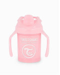 Minivaso Twistshake a prueba de fugas 230 ml - Pearl Rose