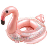 Inflatable Baby Flamingo Float with Canopy – 8M+
