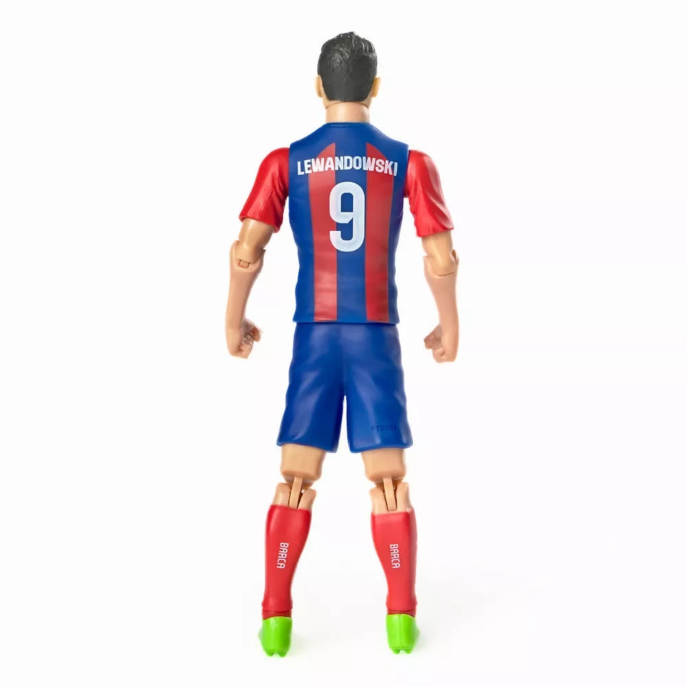 مجسم لاعب كرة قدم 20 سم سوكرز إف سي برشلونة ليفاندوفسكي +3 سنوات