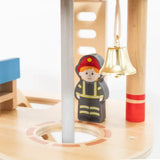 VIGA Toys Wooden Fire Station with Accessories - 3Y+