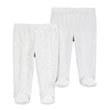 Carter's Baby 2-Pack Cotton Pants - Gray