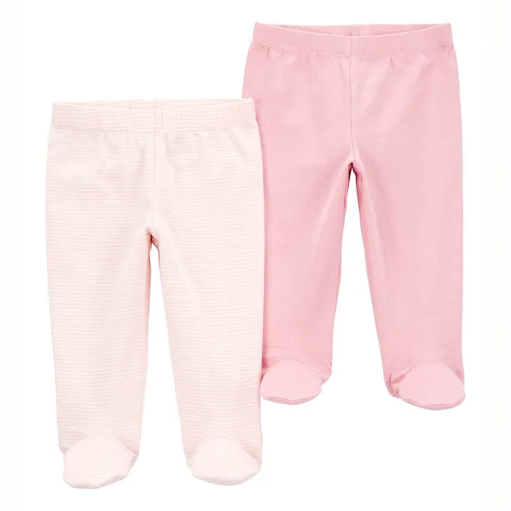 Carter's Baby 2-Pack Cotton Pants - Pink