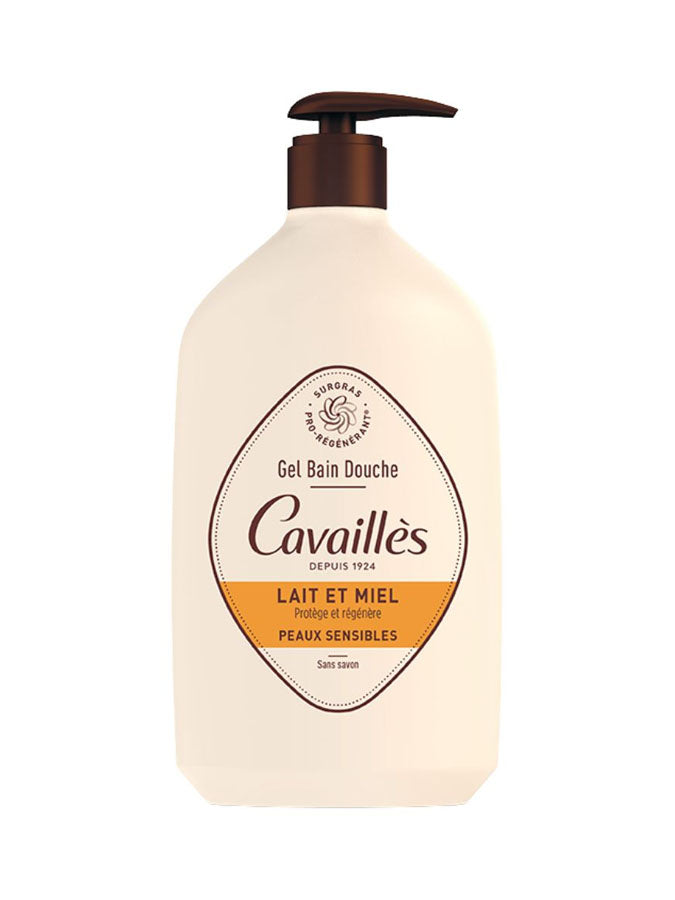 Gel de baño y ducha Rogé Cavailles Leche y Miel - 1 L