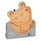 Miniland Assiette en Bois Grenouille