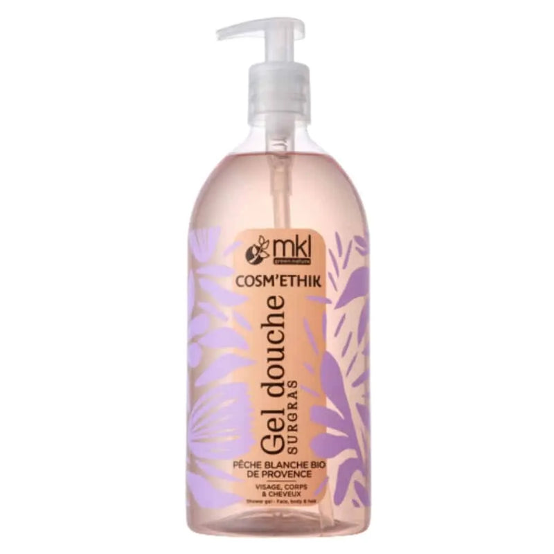 MKL Cosm'ethik Gel Douche Peche Blanche Bio de Provence 1L