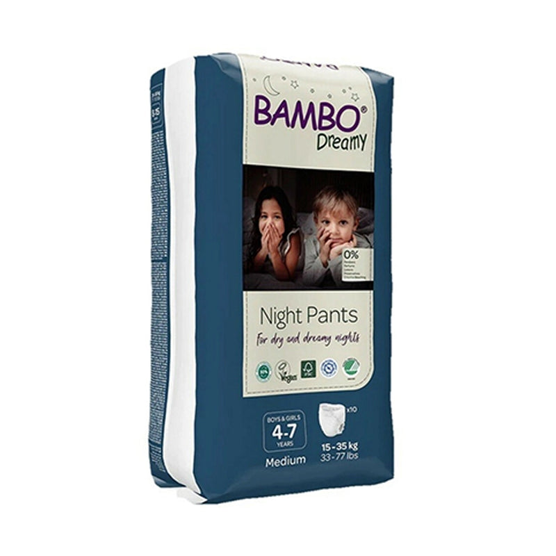 Couches Pants Bambo Nature Dreamy Night (15-35kg) - 10 Unités