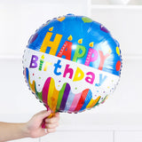 Globo Redondo de Aluminio Feliz Cumpleaños – 42cm