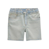 Short en Jean à Enfiler Garçon OshKosh - Délavage Bleu Clair