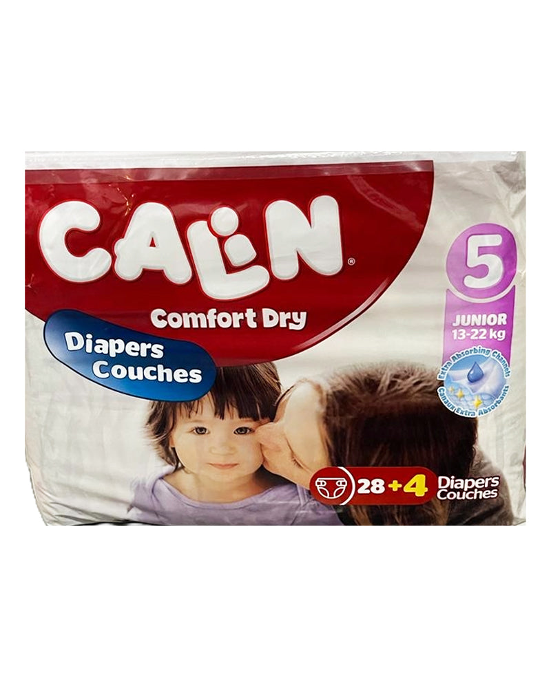Calin Couches Bébé Taille 5 - 28 Unités + 4