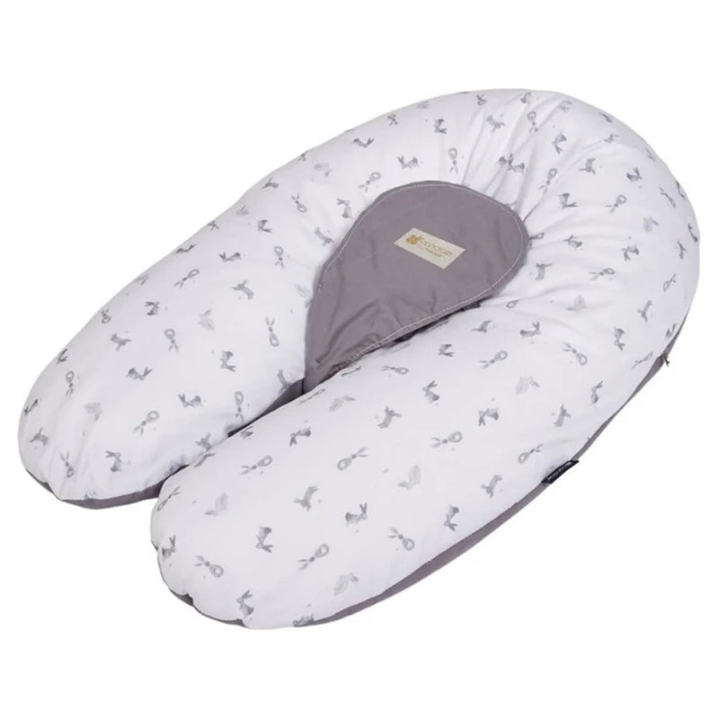 Almohada de lactancia y embarazo Multirelax 3 en 1 - Conejos