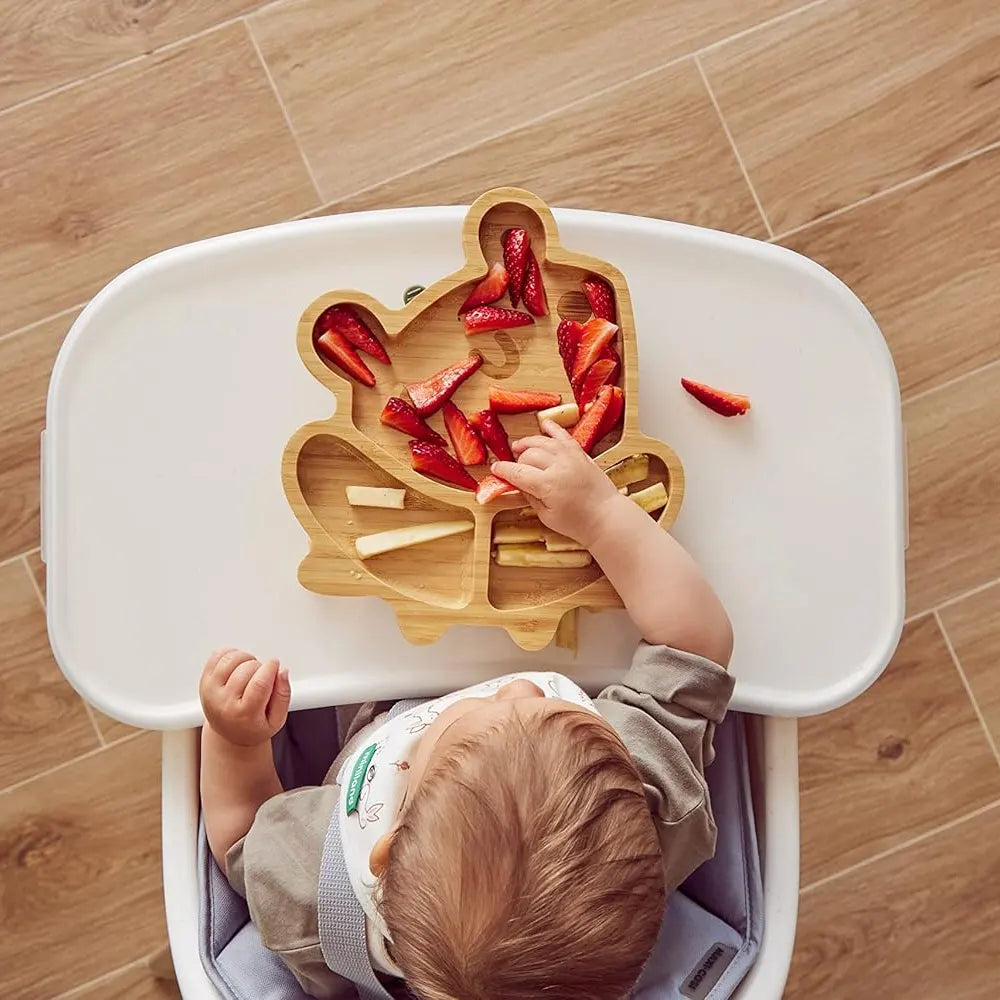 Miniland Assiette en Bois Grenouille