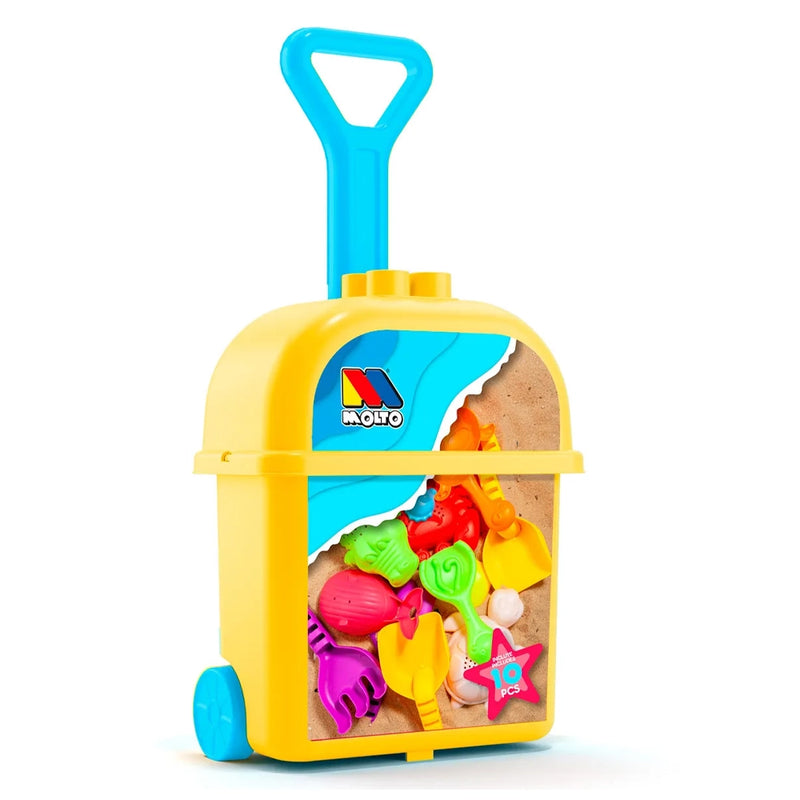 Molto Beach Cart with 10 Beach Accessories 12M+