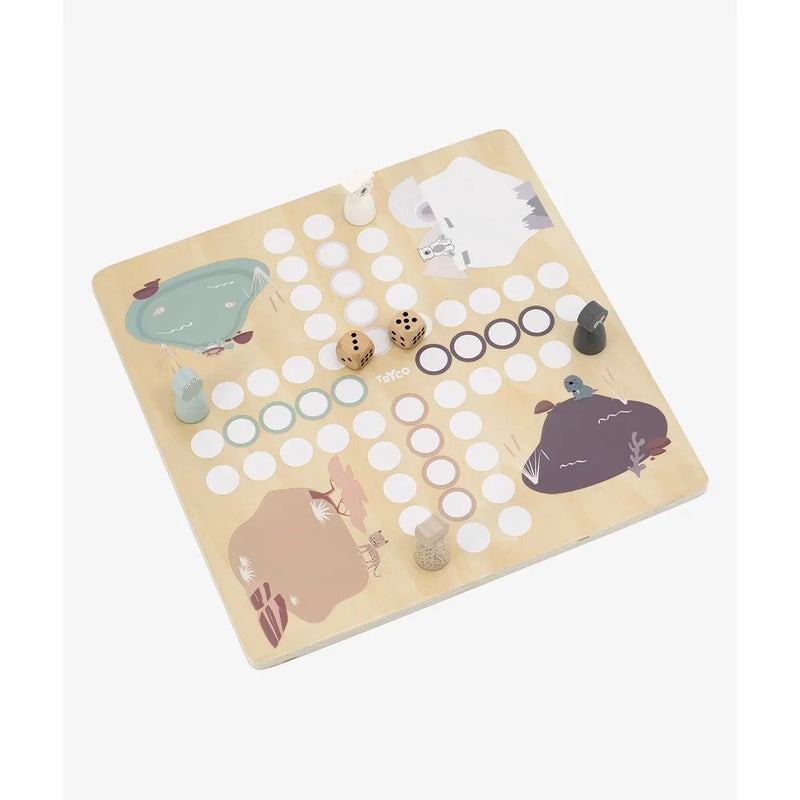 Juego de Ludo de madera Tryco