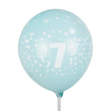 Set of 6 Printed Latex Balloons 7-30cm