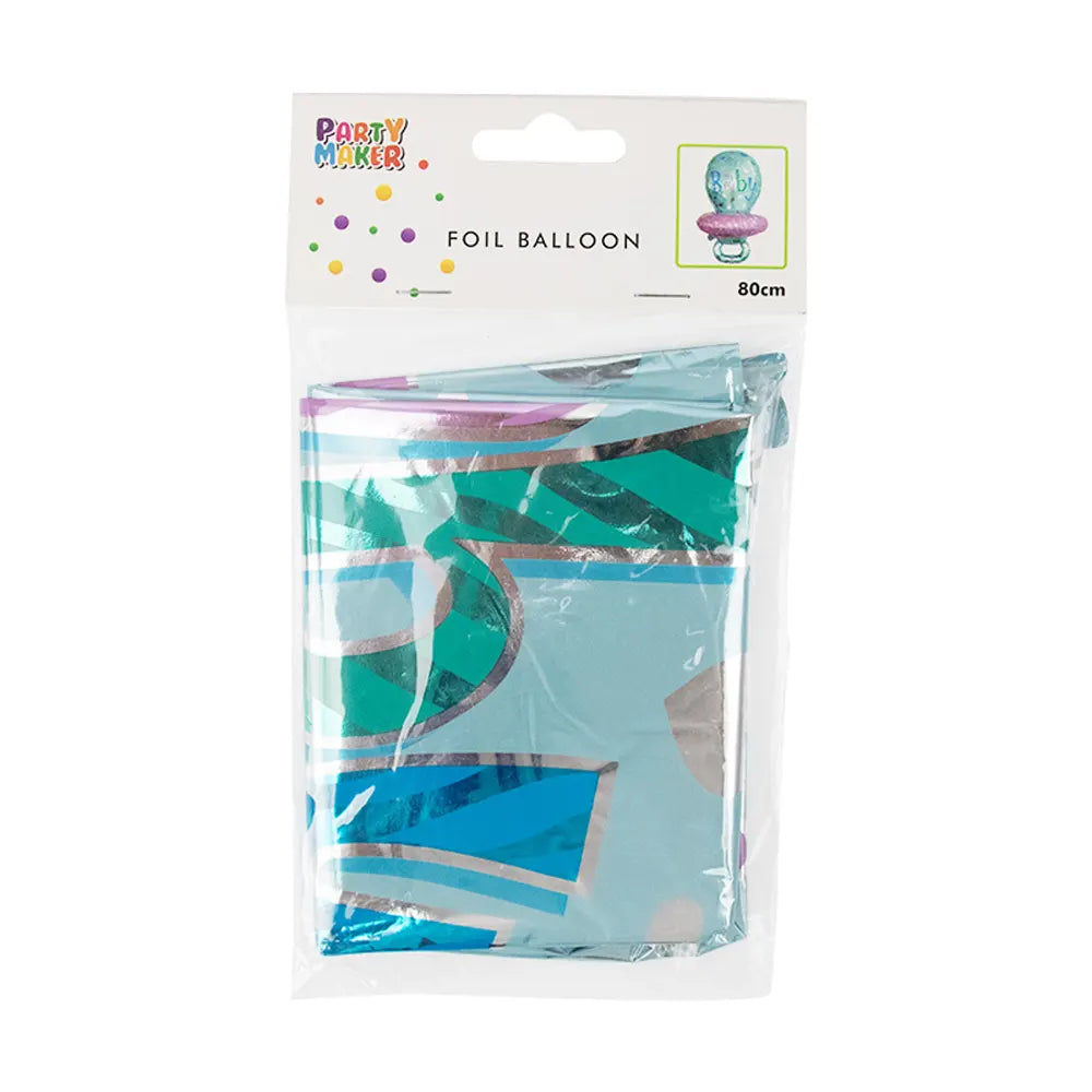 Baby Blue Foil Balloon – Lollipop Theme 35 x 70cm