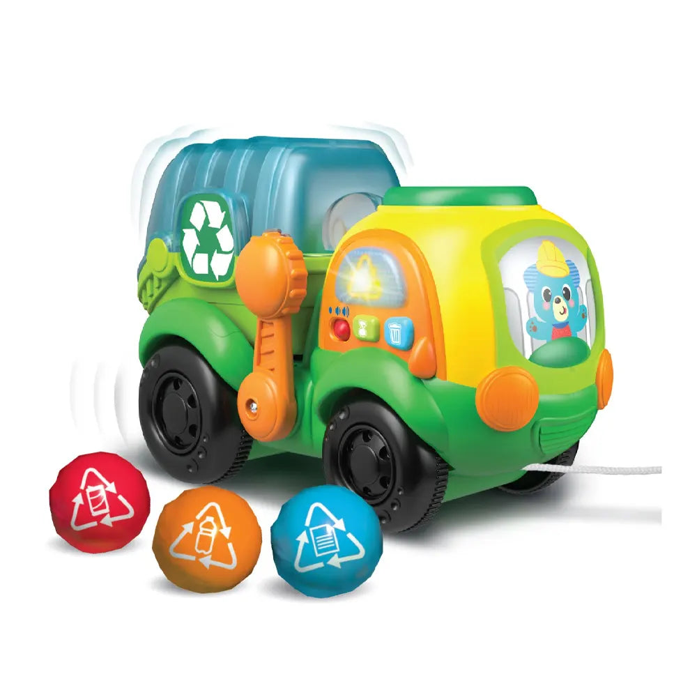 Winfun Pull-Along Recycling Truck 12M+