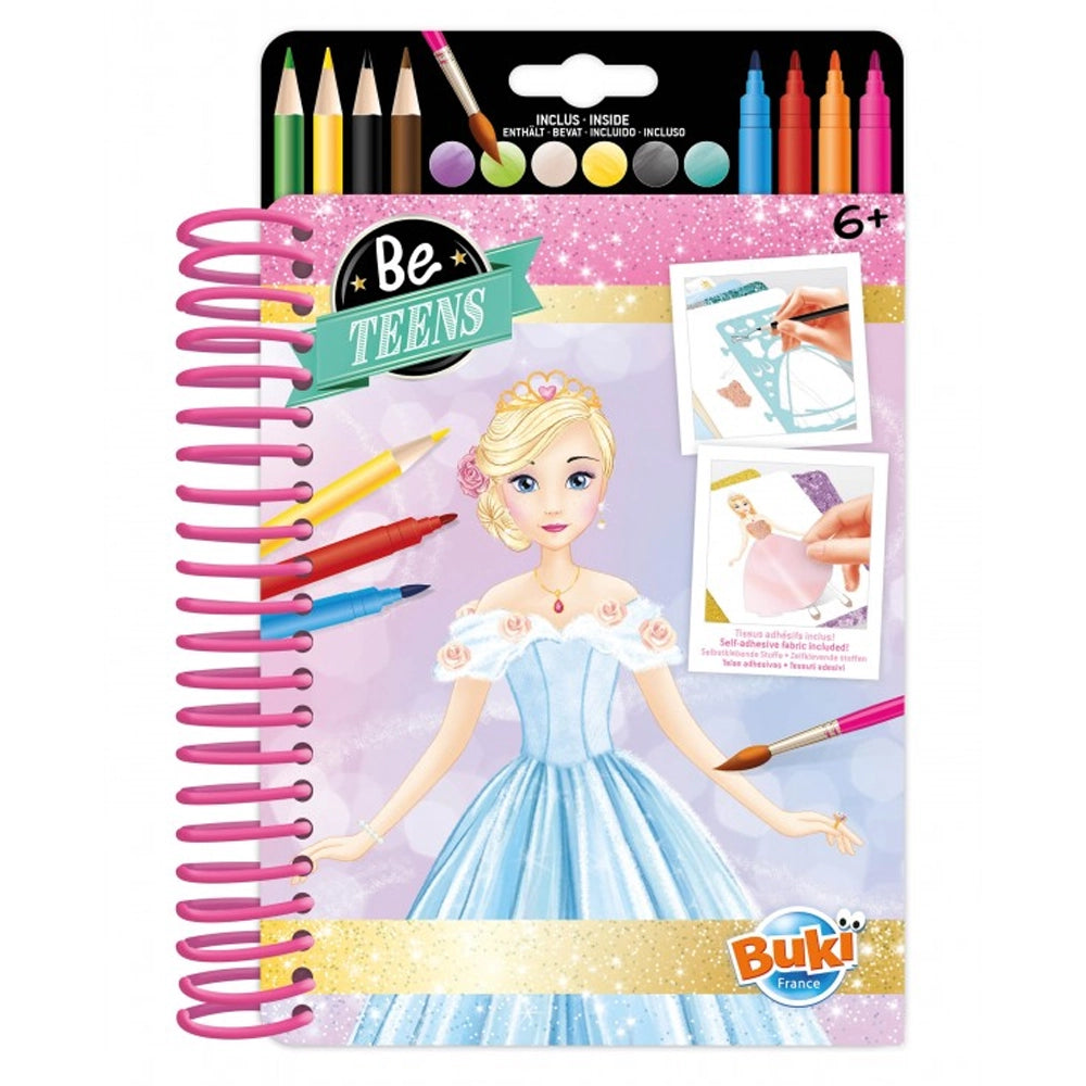 Buki Fashion Sketchbook – Princess Outfits 6Y+