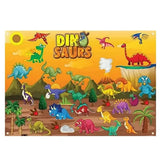 Educational Felt Wall Mat – Dinosaur Theme - 3Y+