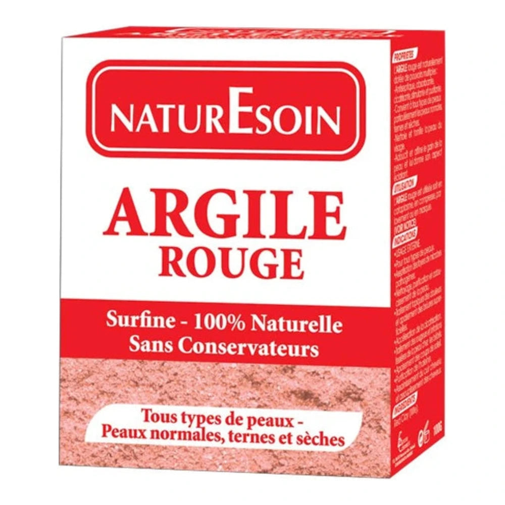 Sachet d’argile rouge surfine NaturEsoin 100 g
