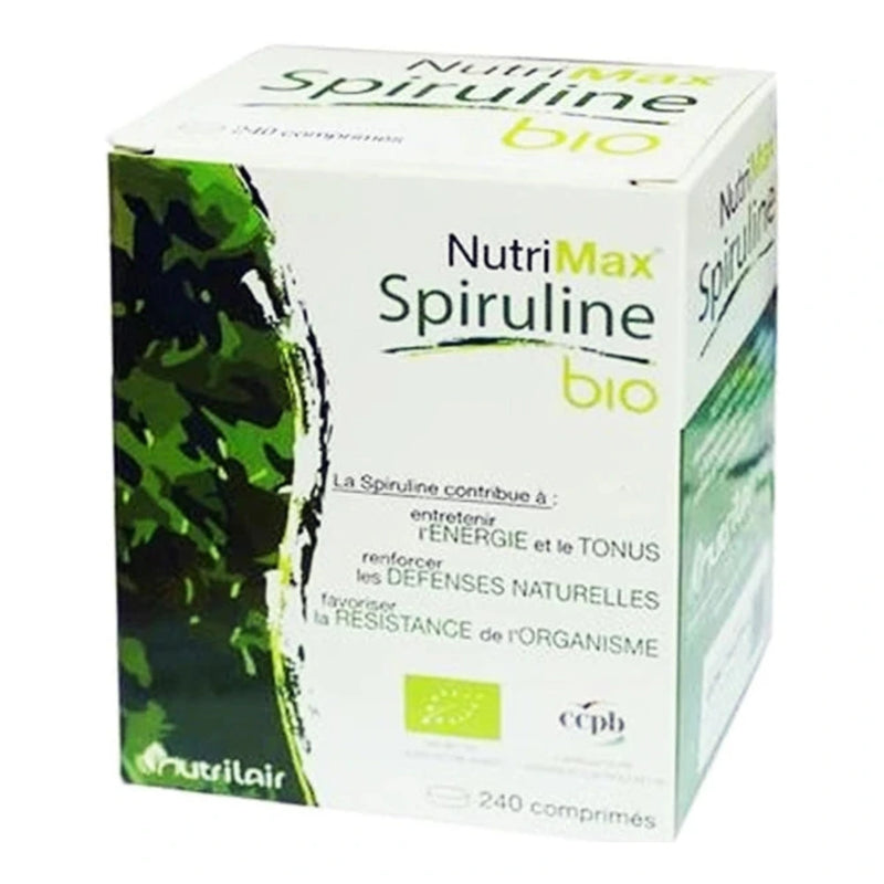 Nutrimax Spiruline Bio - 240 Comprimés