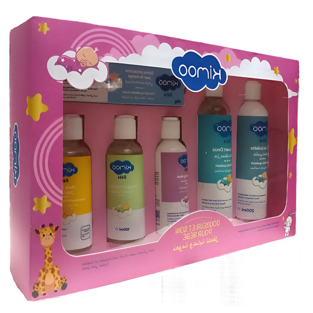 Kimoo Complete Baby Care Newborn Gift Set - Rose