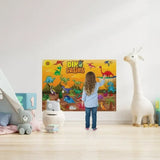Educational Felt Wall Mat – Dinosaur Theme - 3Y+