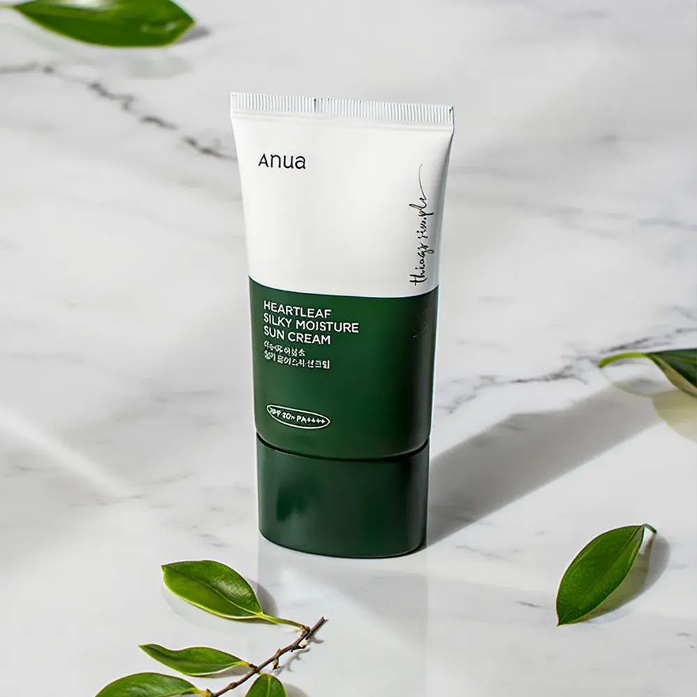 Anua Heartleaf Silky Moisture Sun Cream SPF 50+ 50ml