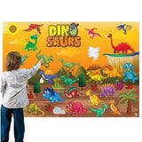 Educational Felt Wall Mat – Dinosaur Theme - 3Y+