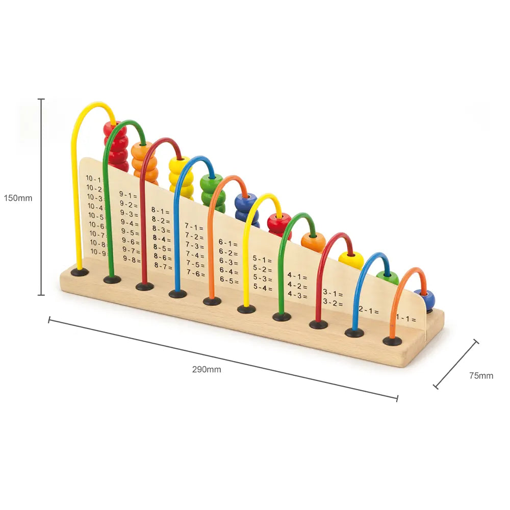 Viga Toys Wooden Math Abacus – 3Y+